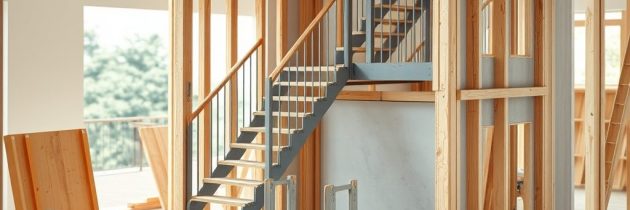 Kiedy i jak zaplanować montaż schodów przy budowie domu, by uniknąć poprawek i uszkodzeń materiału