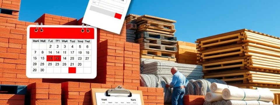 Jak skutecznie planować dostawy materiałów na budowę domu, aby uniknąć opóźnień i nadmiernych kosztów